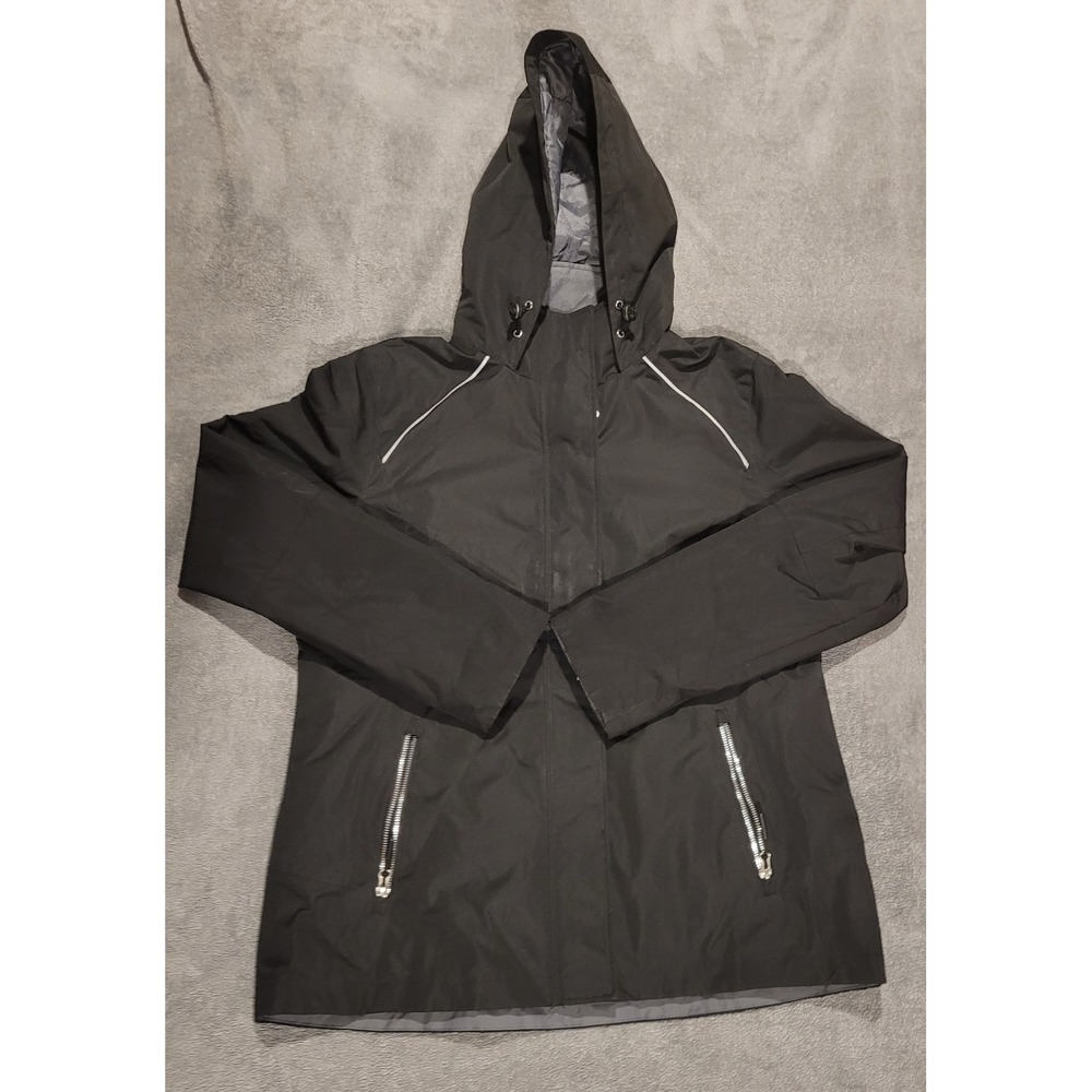 Free Country Radiance Black Jacket Hooded Unisex  Medium Winter